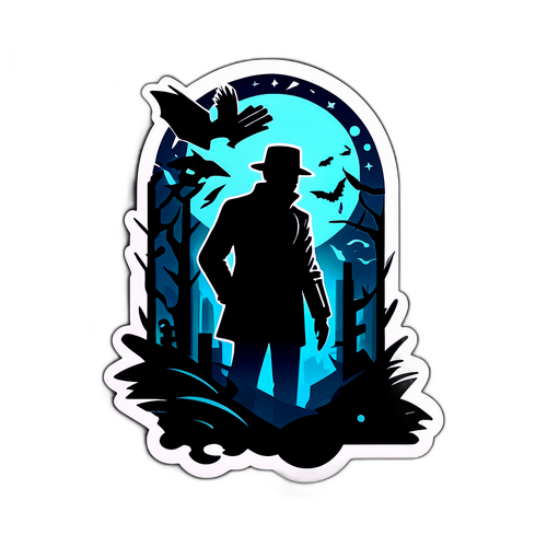 Gizemli Gece Ajanı Sticker'ı