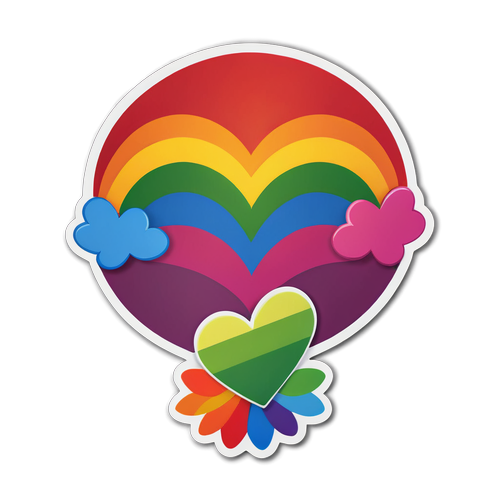 Vi Fejrer Kærlighed: Den Farverige Pride-Sticker, Du Ikke Må Gå Glip Af!