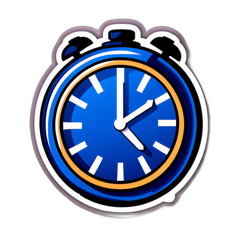 Mavi Saat Sticker'ı