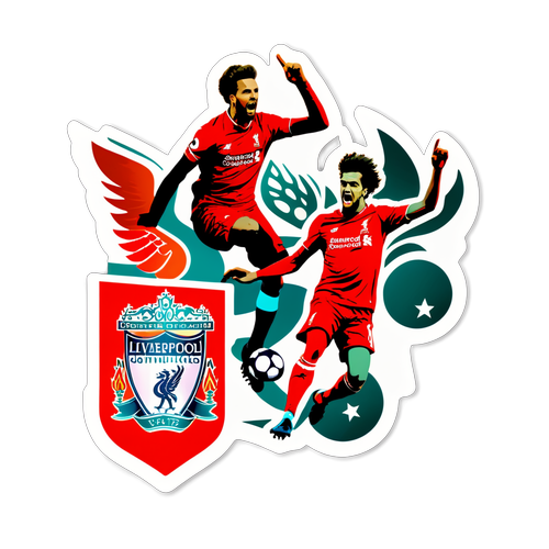 Energetic Liverpool Match Action Sticker