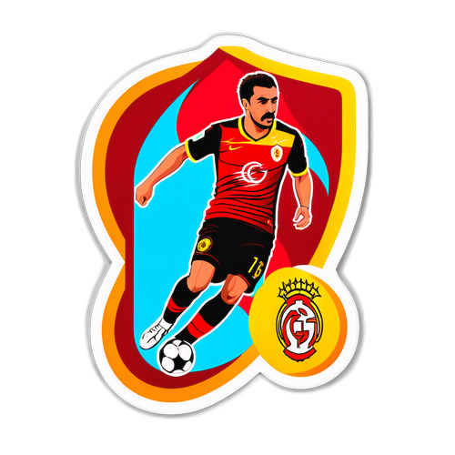 Динамічна наклейка присвячена матчу Галатасарая та Генчлербірлігі