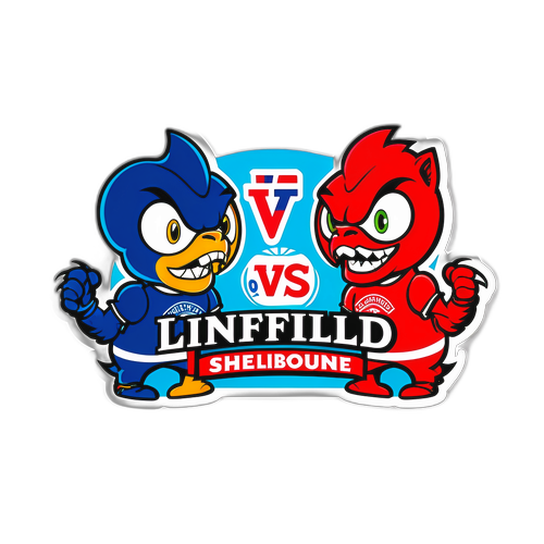 Sticker ya Mashindano ya Linfield na Shelbourne