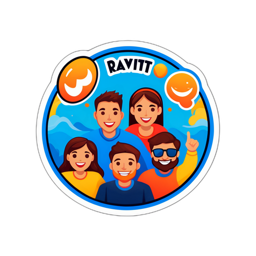 視聴者が楽しむ様子のRavittデザイン