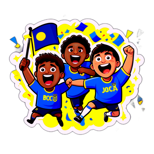 Những người hâm mộ Boca Juniors vui mừng