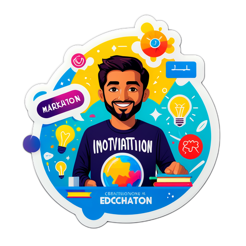 Stiker Motivasi Nadiem Makarim untuk Generasi Muda