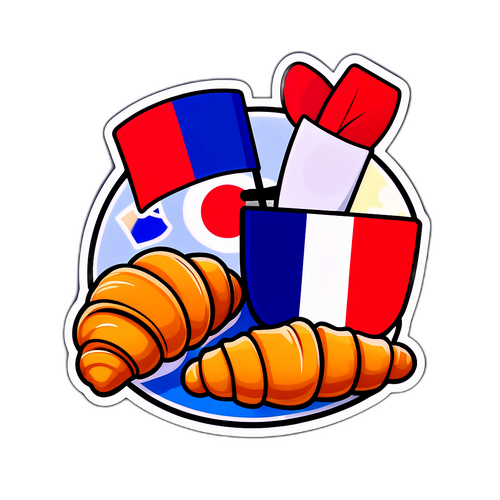 Stiker Perayaan Perancis
