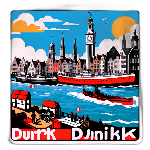 Autocollant sur Dunkerque