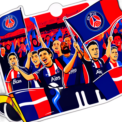 Атмосфера матчу PSG – Атлетіко з фанатськими прапорами та емоціями на трибунах