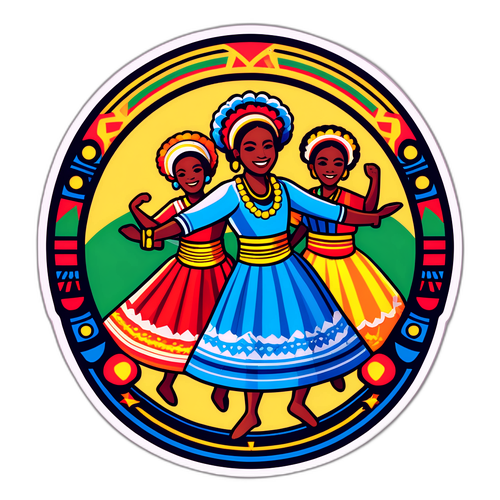 Adesivo em homenagem à cultura de Cuiabá