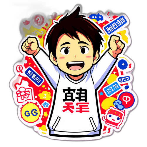 仁君の応援メッセージステッカー