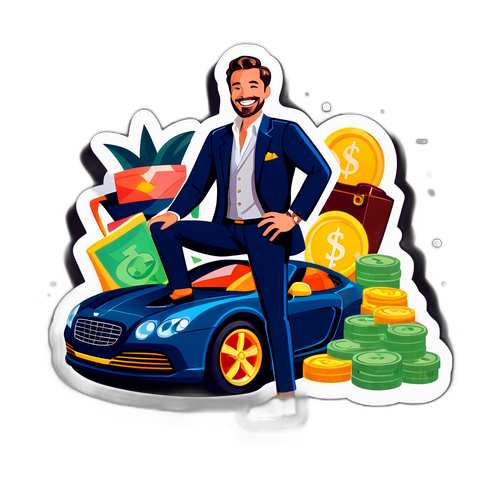 Millionär på pengar