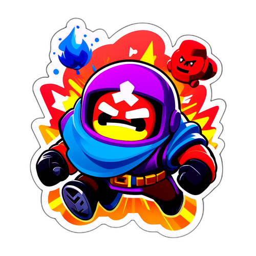 Personagem Brawl Stars em Ação