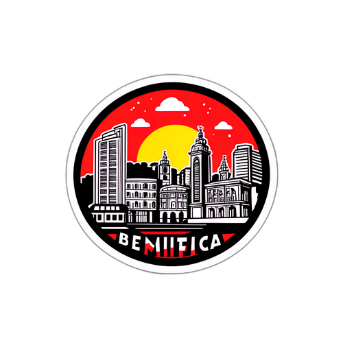 Sticker cu peisaj urban din Benfica