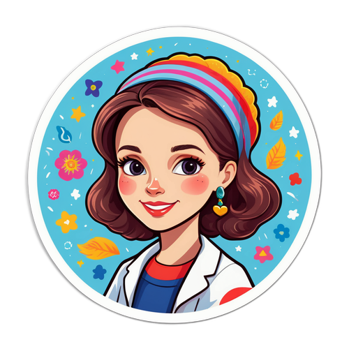 Charming sticker Denisy Nesvačilové