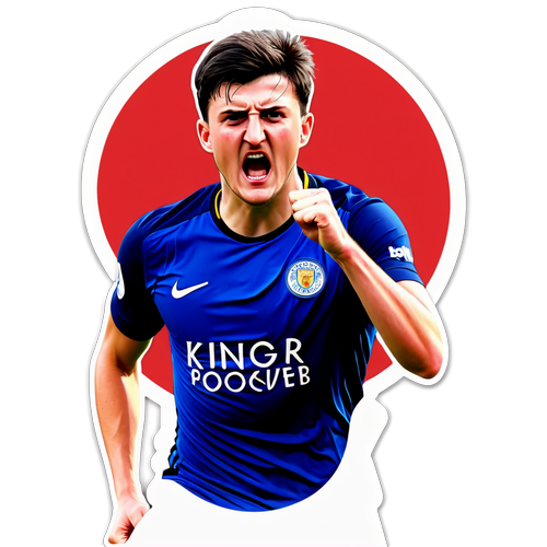 Motiverende klistremerke med Harry Maguire