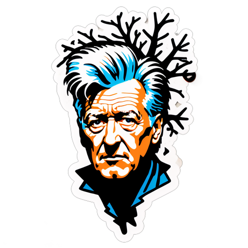 Sticker ng Surreal na Si David Lynch