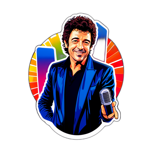 Patrick Bruel Muziek Evenement Sticker
