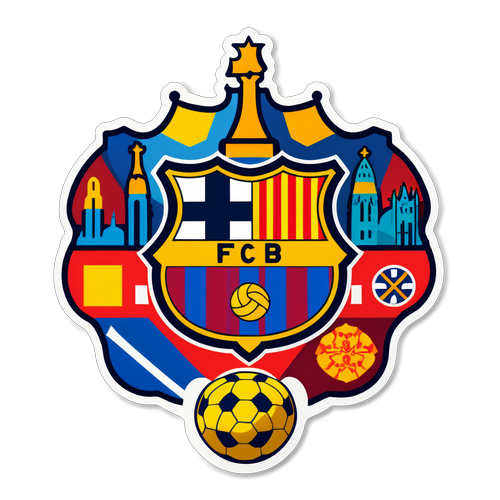 Sticker ya Barcelona FC na Tamaduni za Mji