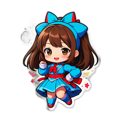 平愛梨が人気のポーズを決める可愛らしいキャラクター化デザイン