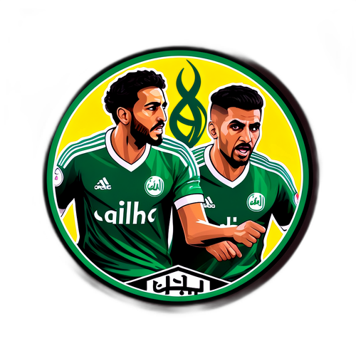 Sticker Pemain Al-Ettifaq dan Al Akhdoud