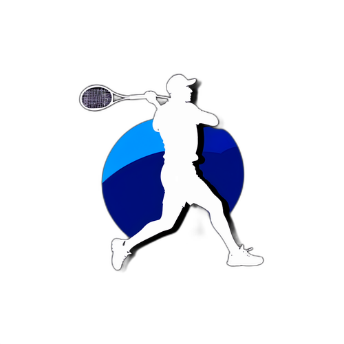 Stiker Minimalis untuk US Open