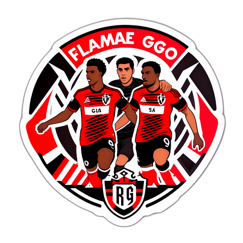 Sticker của Hai Đội Bóng Flamengo và Vitória