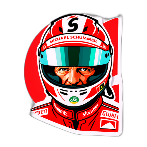 Michael Schumacher részletes portréja versenyülésben