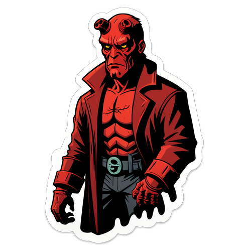 Affrontez l'obscurité : La découverte mystérieuse derrière Hellboy et L'Homme Courbé !