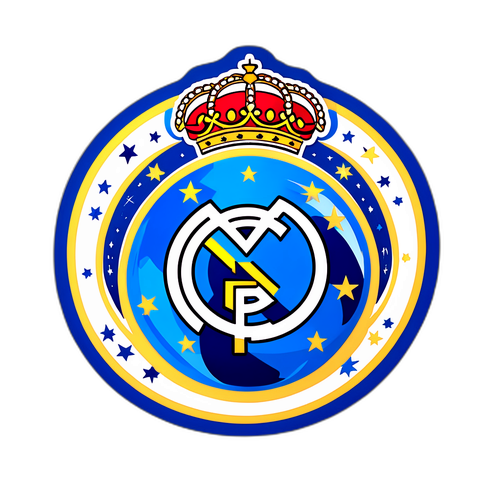מדבקה של לוגו ריאל מדריד