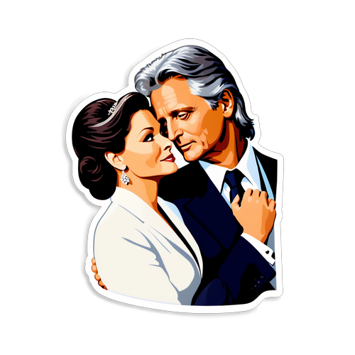 Hollywoodi Románc: Michael Douglas és Catherine Zeta-Jones Szenvedélyes Pillanatai!