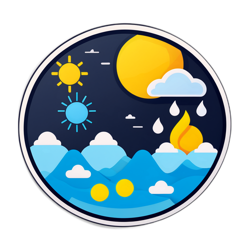 今日天氣狀況貼紙