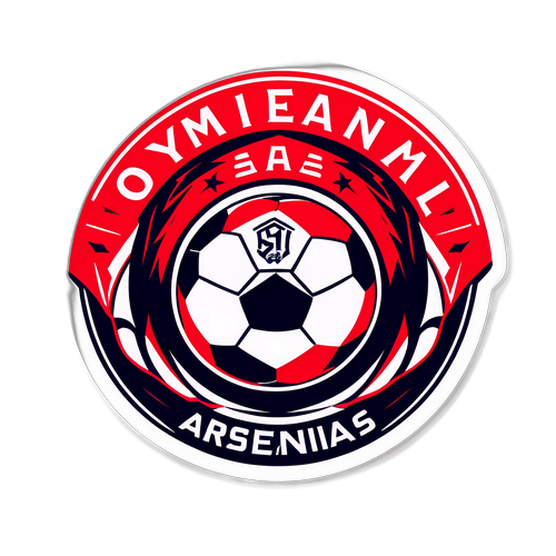 מדבקת ארסנל נגד אולימפיקוס