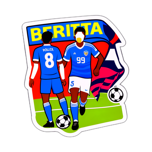 Stiker Berita Bola yang Bersemangat