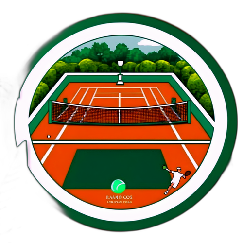Stiker Roland Garros 2025