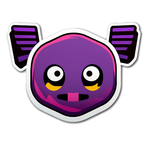 Дизайн стикера с логотипом Twitch и элементами игровой культуры