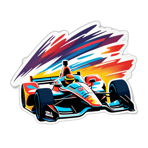 IndyCar Racing Klistermärke