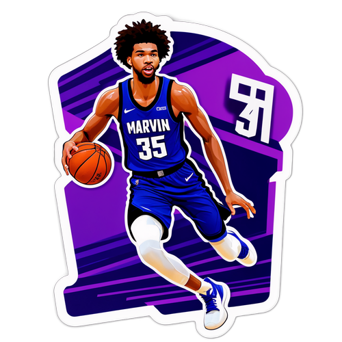 Bold Sticker of Marvin Bagley III's Jersey Number