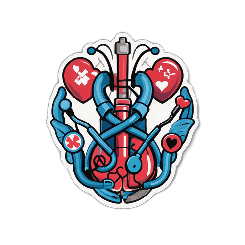 Illustrazione motivazionale sulla collaborazione in medicina