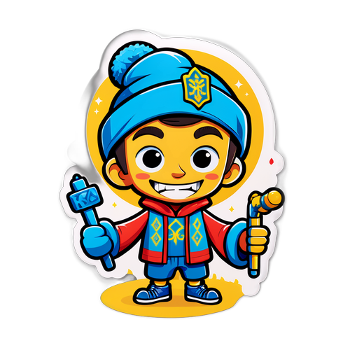 Анімований персонаж з Київського урбаністичного життя