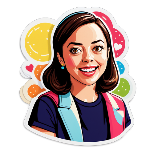 Masaya at Quirky na Ilustrasyon ni Aubrey Plaza