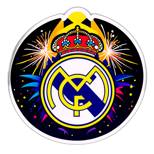 Real Madrid Logolu Cesur Sticker