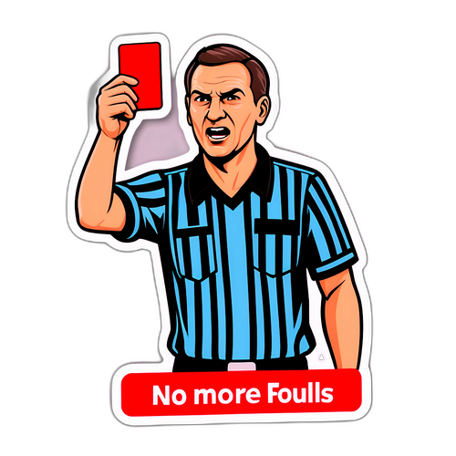 Referee akionyesha kadi nyekundu - Hakuna Vifungo Zaidi!