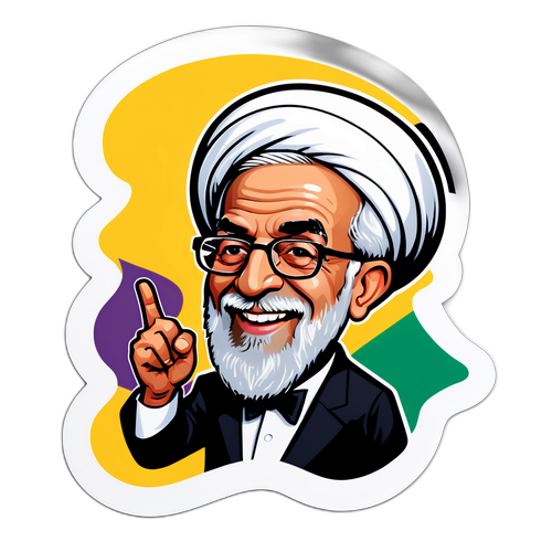 Sticker ya Kicheko ya Rais wa Iran
