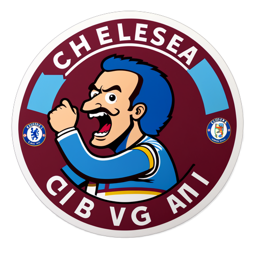 Adesivo Chelsea vs West Ham