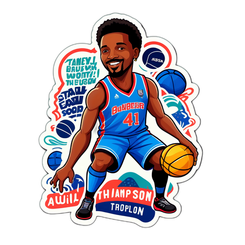 Sticker ni Ausar Thompson na Nagpapakita ng Kanyang Kakayahan