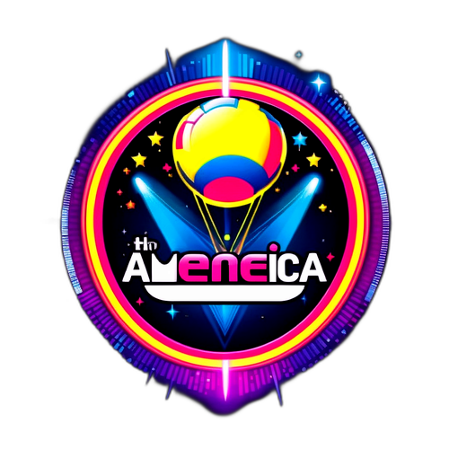Logo de América TV en un contexto moderno