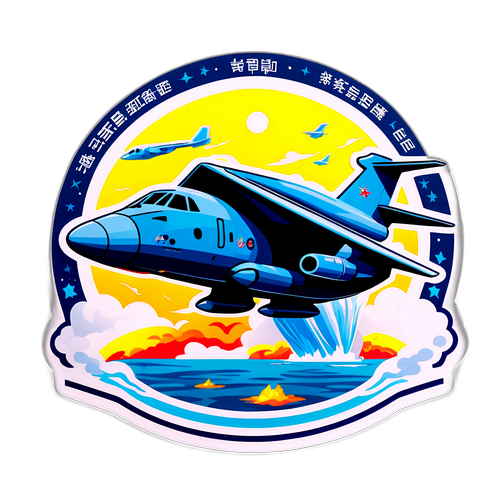 Y-20特种飞机降落场景