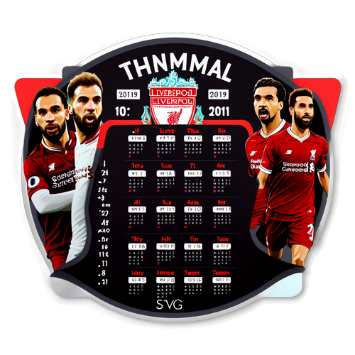 Liverpool Fixtures Calendar Sticker