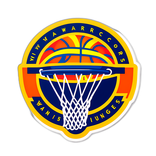 बास्केटबॉल हूप स्टिकर