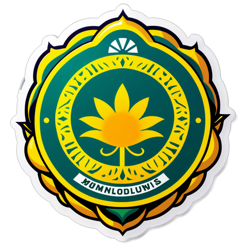 Sticker ya Nembo ya Mamelodi Sundowns